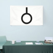 Neutrois Gender-Symbol Banner (Messeveranstaltung)