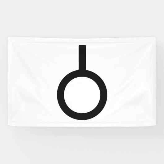 Neutrois Gender-Symbol Banner (Horizontal)