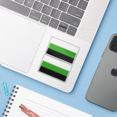Neutrois-Pride Aufkleber (Laptop mit iPhone)