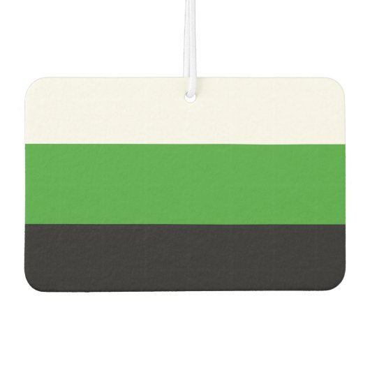 Neutrois Pride Autolufterfrischer (Vorderseite)