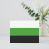 Neutrois Pride Flag Postkarte (Stehend Vorderseite)