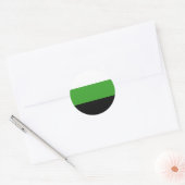 Neutrois Pride Flag Runder Aufkleber (Umschlag)