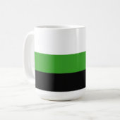 Neutrois-Pride Kaffeetasse (Vorderseite Links)