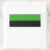 Neutrois Pride Rechteckiger Aufkleber (Tasche)