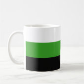 Neutrois-Stolzflagge Kaffeetasse (Links)