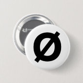 Neutrois Symbolknopf Button (Vorne & Hinten)