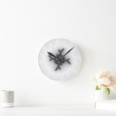Neutron Star - Fractal Art Runde Wanduhr (Zuhause)