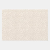 Neutronenbeige Abstraktes Muster Geschenkpapier Set (Vorderseite 2)