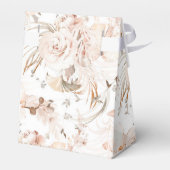 Neutronenbeige, eleganter Blumengarten Geschenkschachtel (Rückseite)