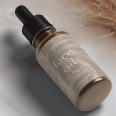 Neutronenbeige Modernes 2 OZ Tropferflasche-Etiket