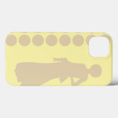 Neutronenblume aus Elfenbein Case-Mate iPhone Hülle (Rückseite (Horizontal))