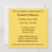 Neutronenblütendusche Einladung (Rückseite)