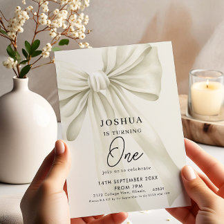 Neutronenbogen 1. Geburtstag Einladung