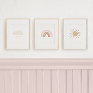 Neutronenbogenwolke Sun Girl Kinderzimmer Decke Bilderwand Sets