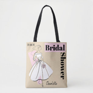 Neutronenbride-neutrales Brautparty rosa zurück Tasche