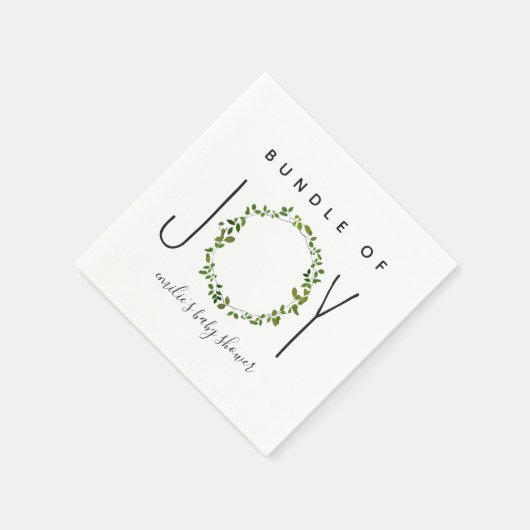 Neutronendusche aus Joy Green Serviette (Ecke)