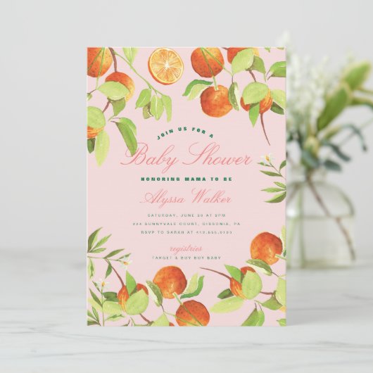 Neutronendusche für kleine Süssen Einladung (Stehend Vorderseite)