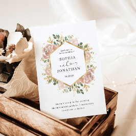 Neutronenfarben, blau | Hochzeit Einladung