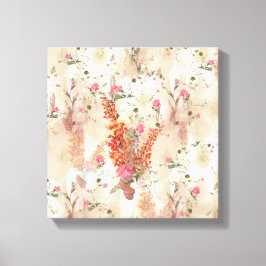 Neutronenfarbener Herbst Botanisches Thema Leinwanddruck