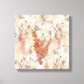 Neutronenfarbener Herbst Botanisches Thema Leinwanddruck (Vorderseite)