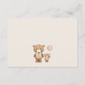 Neutronenfels-Teddy-Bärentaucher-Windeln Begleitkarte (Rückseite)