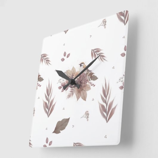 Neutronenflügler Quadratische Wanduhr (Winkel)