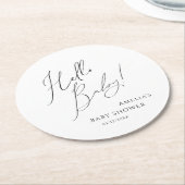 Neutronenjunge Runder Pappuntersetzer (Angewinkelt)