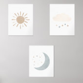 Neutronenmoon Sun Boy Kinderzimmer Decke Bilderwand Sets (Vorderseite)