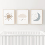 Neutronenmoon Sun Boy Kinderzimmer Decke Bilderwand Sets<br><div class="desc">Richten Sie den Raum Ihres kleinen,  diesen passenden Mond-,  Wolke- und Sonnendrucken entsprechenden Kinderzimmers aus.</div>