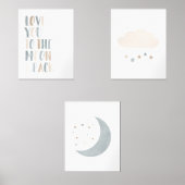 Neutronenmoon Sun Boy Kinderzimmer Decke Bilderwand Sets (Vorderseite)