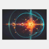 Neutronenpartikel Geschenkpapier Set (Vorderseite 2)