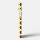 Neutronenpunkte der Nutmeg-Creme Case-Mate iPhone Hülle (Rückseite / Links)