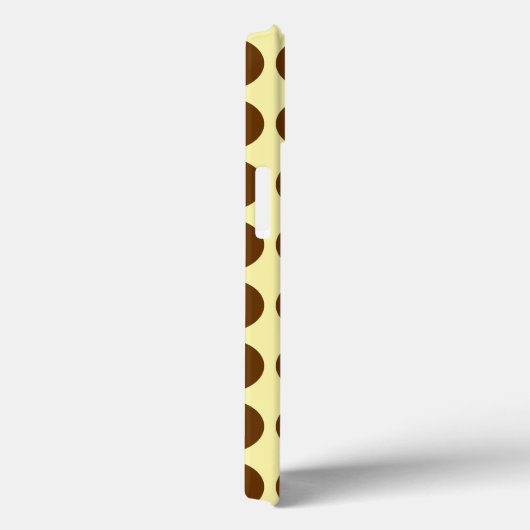 Neutronenpunkte der Nutmeg-Creme Case-Mate iPhone Hülle (Rückseite / Rechts)