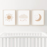 Neutronenrosa Cloud Moon Sun Girl Kinderzimmer Dec Bilderwand Sets<br><div class="desc">Richten Sie den Raum Ihres kleinen,  diesen passenden Mond-,  Wolke- und Sonnendrucken entsprechenden Kinderzimmers aus.</div>