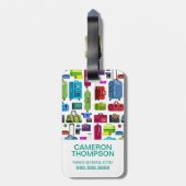 Neutronensaft Gepäckanhänger (Rückseite vertikal)