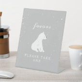 Neutronenschaukeln-Duschgelfavoriten für Polarbäre Sockelschild (In SItu)