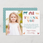 NeutronenscheidenZoo Geburtstagsparty Dankeskarte (Vorne/Hinten)