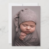 Neutronenschwarzer Name Signature Script Neues Bab Ankündigung (Vorderseite)