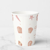 Neutronenseewasser Seashell Pearl Baby Dusche Pappbecher (Rechts)