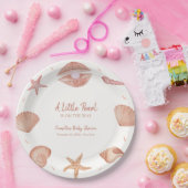 Neutronenseewasser Seashell Pearl Baby Dusche Pappteller (Party)