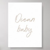 Neutronenwasser-Ozeanbabyposter Poster (Vorne)