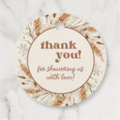 Neutronenwasserfarbe Kleine dummende Bao Babydusch Geschenkanhänger (Rückseite)