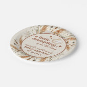 Neutronenwasserfarbe Kleine dummende Bao Babydusch Pappteller (Schrägansicht)