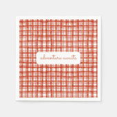 Neutropenie Karierter Fall Serviette (Vorderseite)