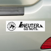 Neutrum - gehen Nüsse Autoaufkleber (Auf Auto)