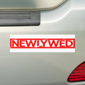 Neuverheiratete Briefmarke Autoaufkleber (Auf Auto)
