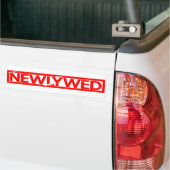Neuverheiratete Briefmarke Autoaufkleber (Auf Lkw)