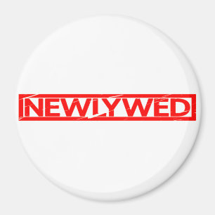 Neuverheiratete Briefmarke Magnet