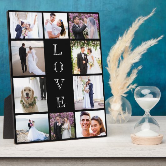 Neuverheiratete Liebe 10 Foto Collage Wedding Fotoplatte (Seite)