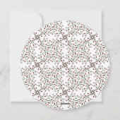 Neuvermählte 1. Weihnachten Mr. & Mrs. Holly Foto (Rückseite)